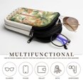 thumbnail image 5 of SEANATIVE Double Glasses Case for Women Men, Neoprene Zipper Eyeglass Pouch Water-Resistant Scratch-Proof Lightweight Travel Glasses Bag for Eyeglasses Sunglasses, Hawaii Palm Tree Floral, 5 of 7