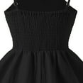 thumbnail image 7 of Wdgfv Girls Summer Spaghetti Straps Smocked Ruched A Line Swing Dress Flowy Double Layered Tween Girl Party Dresses, 7 of 7