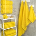 thumbnail image 2 of American Soft Linen Luxury 4 Piece Bath Towel Set, 100% Cotton Turkish Bath Towels for Bathroom, Yellow, 2 of 9