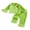 Green, variant on Cjfdfy Kids Toddler Baby Girl Boy Christmas Silk Satin Pajamas Set Kids Girls PJS Set Sleepwear Spring Fall Winter Clothes Heart Print Long Sleeve Collar Button Down Shirt Tops Pants Set Loungewear