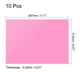 thumbnail image 2 of Láminas superpuestas con filtro de gel Uxcell A4 PVC rosa (10 unidades), 2 of 5