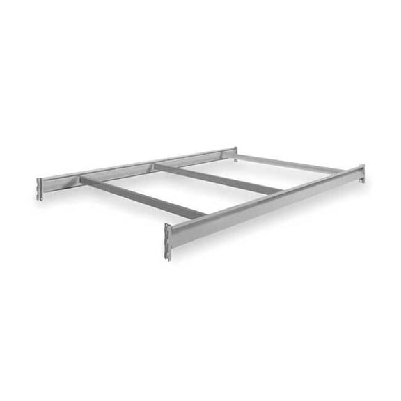 Tennsco Shelf, 48 in D, 72 in W, Industrial Gray BPB-72-48