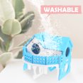 thumbnail image 4 of Miangastore Double Layers Hamster Nest Hamster House White PVC 1Pack, 4 of 9