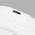 thumbnail image 5 of Celmia Women Office Lace Lantern Sleeve Solid Color Knitted Top Sweater, 5 of 10