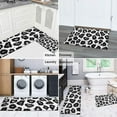 thumbnail image 5 of Black Leopard Pattern Kitchen Rugs Sets Of 2,Anti Fatigue Kitchen Mat Rugs Non Slip Washable,Decorative Kitchen Floor Mats for Kitchen,Sink,Laundry,17"x30"+17"x47", 5 of 7
