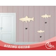 thumbnail image 3 of Bigger Better | Unfinished Wood Trout Fish Shape |  DIY Craft Cutout 36" / 1/2", 3 of 3