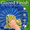 thumbnail image 3 of Sunnydaze Daisy Embossed Bowl Freestanding Ceramic Pedestal Outdoor Bird Bath, 3 of 16