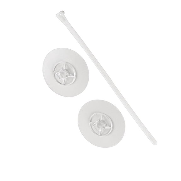 VERDANVERSE 2-Pack Clear Furniture Stabilizer for Cabinets, Wardrobes, Shoe Storage - Child and Pet Safety