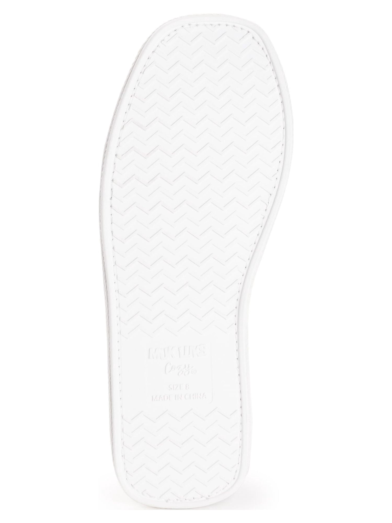 Muk Luks Women's Terry Cloth Square Toe Mule Slipper
