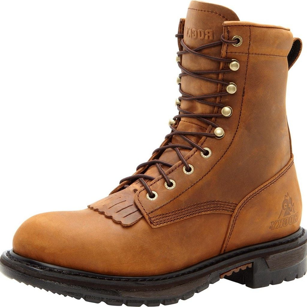 Rocky Western Boots Mens Original Ride WP Lacer Crazy Horse FQ0002724