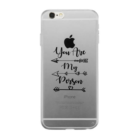 You My Person-Right Best Friend Matching Transparent iPhone 6 (Tumblr Transparent Best Friends)