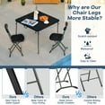 thumbnail image 6 of Costway 2-Pack Folding Chair with Metal Curved Feet Wide Seat & Ergonomic Backrest Black, 6 of 7