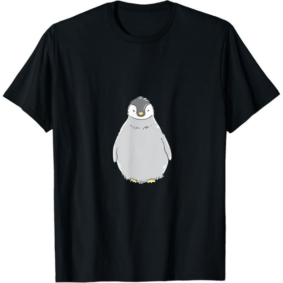 Cute Penguin Baby T-Shirt men and women can wear, black, white, gifts