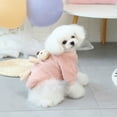 thumbnail image 1 of Ropa para mascotas Ropa para perros Ropa de otoño e invierno Ropa para mascotas de peluche Piernas Polar Espalda Polar de oso, 1 of 6