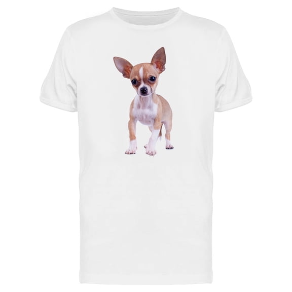Curious Puppy Chihuahua Tee Men's -Image by Shutterstock