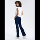 thumbnail image 5 of Leggings de Yoga de Mezclilla Ajustados con Bolsillos y Cintura Alta para Mujer Azul Profundo M, 5 of 7