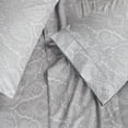thumbnail image 7 of Decorative Italian Paisley Cotton-Rich Sheet Set - Queen, Grey, 7 of 7