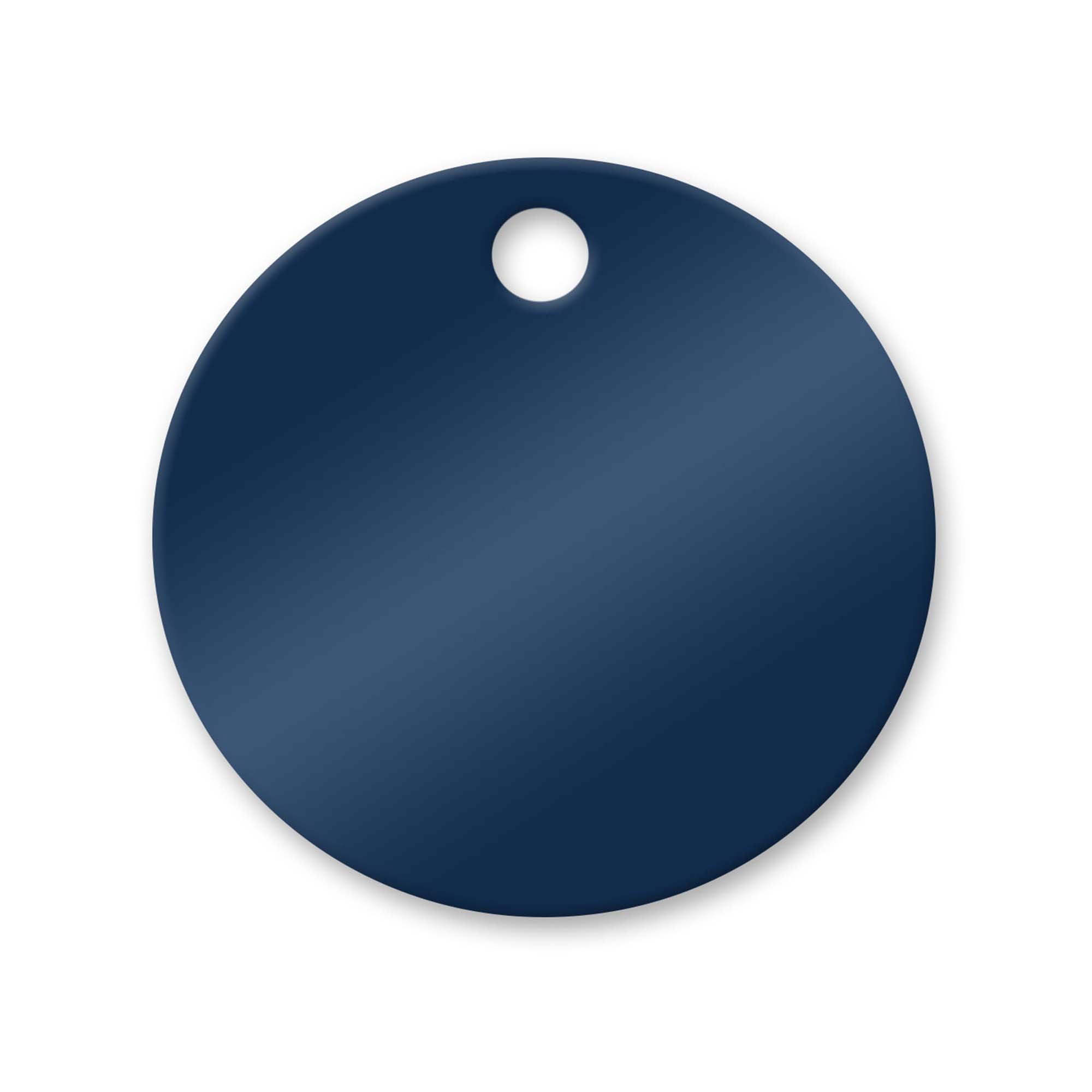 3 inch Blank Brass Circle Tags - Pack/25