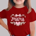 thumbnail image 2 of SROBPTY Teen Girls Summer Short Sleeve Tops Print Breathable Crew Neck Tee Shirts for Daily Wear 3-15 Years, 2 of 5