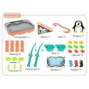 Kid Water Table, Fishing Table Kids Sand Water Table Toys for Toddlers, Summer Splash Pond Showers Sand Activity,Beach Toys, Interactive Beach Toys for Kids Ages 4-10