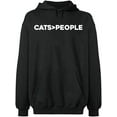 thumbnail image 2 of OXI Hoodie Sweatshirt - Cats>People, Basic Casual Hoodie for Men's and Women Fleece Hoodie Long Sleeve - Dark Heather Medium, 2 of 3