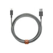 Native Union BELT Cable XL - USB cable - 24 pin USB-C (M) to USB Type A (M) - 10 ft - zebra