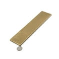 thumbnail image 5 of Bravura 2.5 x 10 in. Matte Golden Ochre Ceramic Subway Wall Tile (5.06 sq ft/case) - 30 Pack, 5 of 5