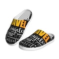 thumbnail image 2 of Kdxio Travel Women's Men's Slippers Plush Slip-On House Slipper for Winter Indoor Soft Cushion Non-slip Fluffy Slides Slippers-11, 2 of 7