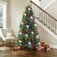 thumbnail image 5 of mfyjkho Adorno navideño de tela con flecos rojos y bordes blancos - Decoración colgante de poliéster para el hogar en vacaciones - 1 pieza, 5 of 6