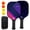 black, variant on Feeray Pickleball Paddles Set, Fiberglass, Lightweight, 2 Rackets with 4 Balls