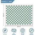 thumbnail image 2 of Chair Mat for Hardwood Floor Green Checkered 36"x48" Computer Gaming Chair Mat Anti-Slip Office Rugs Floor Protector for Rolling Chairs Under Desk Rug for Home Office, 2 of 7