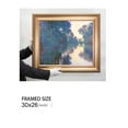 thumbnail image 6 of DECORARTS - Morning on the Seine near Giverny by Claude Monet. Classic Art Reproduction, Giclee Print on Canvas. Ready to Hang Framed Wall Art for Wall Decor. Total Size w/ Frame: 30x26", 6 of 6