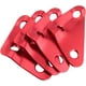 thumbnail image 3 of Cuerda triangular para tienda de campaña, 10 Uds., ajustador de cuerda triangular de aleación de aluminio rojo para tienda, tensor a prueba de viento, tensor de bucle de gancho TUNC Sencillez, 3 of 4