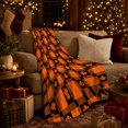 thumbnail image 3 of Autumn Buffalo Plaid Maple Leaf Living Room autumn celebration, Warm Flannel Blanket for Living Room and Reading Nook, Festive autumn celebration Scene, Art Lovers autumn celebration Gift, 3 of 9