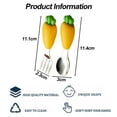 thumbnail image 4 of Hukapapa Juego de Vajilla de Silicona - Cuchara de Alimentación de Acero Inoxidable 304 - Vajilla Auxiliar Infantil, 4 of 5