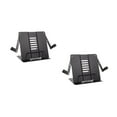 thumbnail image 4 of FRCOLOR 2pcs Stretchable Shelves Portable Steel Book Stand Desk Sheet Holder Tilt Adjustment Xmas Gift Black, 4 of 8