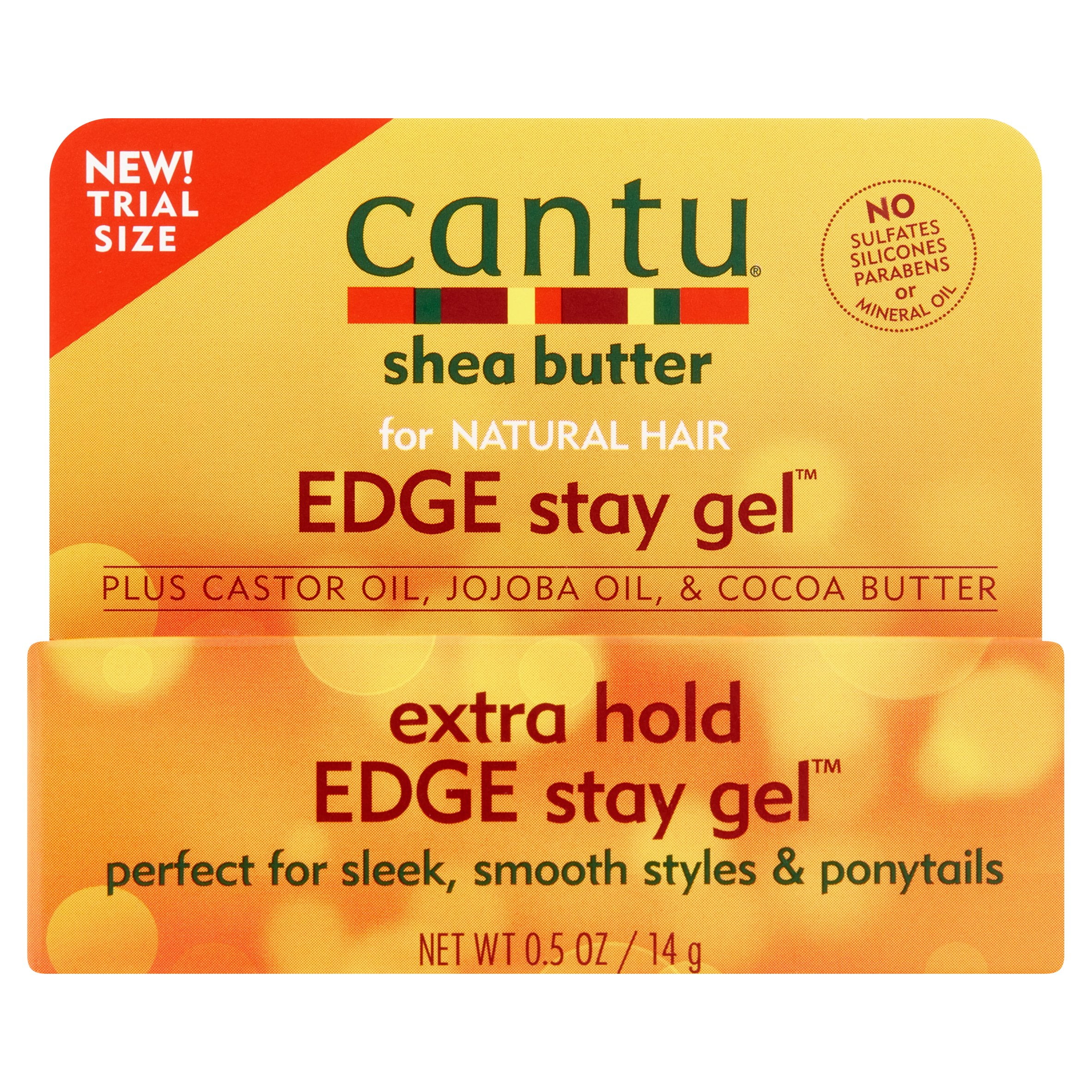 Cantu Shea Butter Extra Hold Edge Stay Gel, 0.5 oz