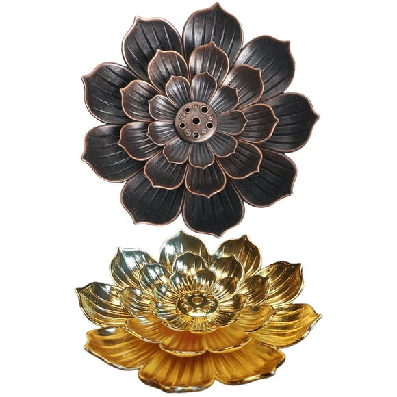 Travelwant Incense Holder, Lotus Censer Stick Holder, Incense Catcher Lotus Incense Burner Holder Censer for Sticks Cones Coils Incense Home Fragrance Decor Fragrance Accessories