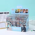 thumbnail image 2 of 12 Unids/Caja Kpop BTS Bangtan Boys Bolígrafos De Gel Para Estudiantes De Punto Fino Lindo Chool Suministros De Oficina Para Regalo Del Ejército, 2 of 4