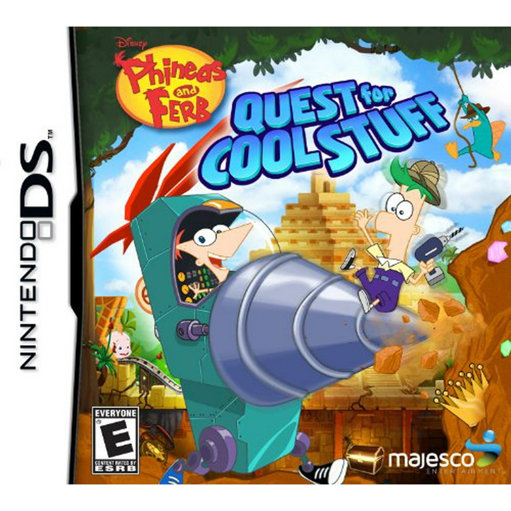 Phineas & Ferb Quest For Cool Stuff, Majesco, NintendoDS, 096427018049