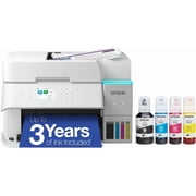 Epson EcoTank ET-3950 Wireless All-in-One Color Supertank Printer, 18 PPM, Auto Document Feeder, Print | Copy | Scan - White (Sold without manufacturer warranty)