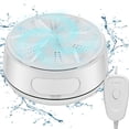 thumbnail image 2 of Mini Washing Machine 4 Mode Ultrasonic Turbine Washer Small Ultrasonic Washing Machine Silent Operation Portable Washer Machine Mini Washer with Detergent Storage Design for Home Travel C, 2 of 11