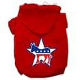 thumbnail image 1 of Democrat Screen Print Pet Hoodies Red Size Xl (16), 1 of 1