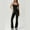 Black, variant on MSJUHEG Jumpsuits For Women Dressy Crewneck Sweatshirts Jumpsuits For Women Spaghetti Straps Scoop Neck Bodycon Full Length Casual Unitard Playsuit Joggers For Women Green Xl