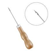 BOOYOU Wooden Handle Shoes Repairing Awl Leather Shoe Sewing Cobbler Tool DIY Craft
