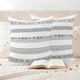 thumbnail image 4 of Pack of 2 Outdoor Pillow Covers 18x18 Inch Waterproof Black White Geometric Throw Pillow Covers,Decorative Couch Pillow Case Sham Modern Buffalo Plaid Abstract Art Patio Pillowcases Cushion Cover, 4 of 8