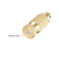 thumbnail image 3 of Unique Bargains Brass Misting Nozzle - 3/16" Threaded 0.5mm/0.02" Orifice Dia Fogging Spray Head Golden, 3 of 4