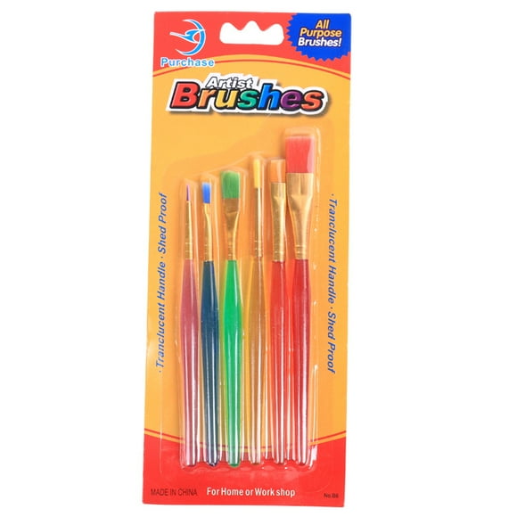 Blister de 6 Pinceaux - Peinture et Accessoires -
