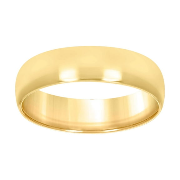 925 Sterling Silver Unisex 7mm Size 10 Yellow Dome Comfort-fit Wedding Engagement Band Ring Engagement Ring for Women an