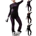 thumbnail image 5 of Seamless Thermal Underwear for Women Pj Set Workout Ski Warm Base Layer Cold Weather Yoga Top Bottom Sets, 5 of 5